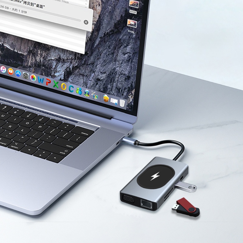 Bộ Sạc USB Không Dây 15W Cho Đồng Hồ Thông Minh / Tai Nghe / Đồng Hồ