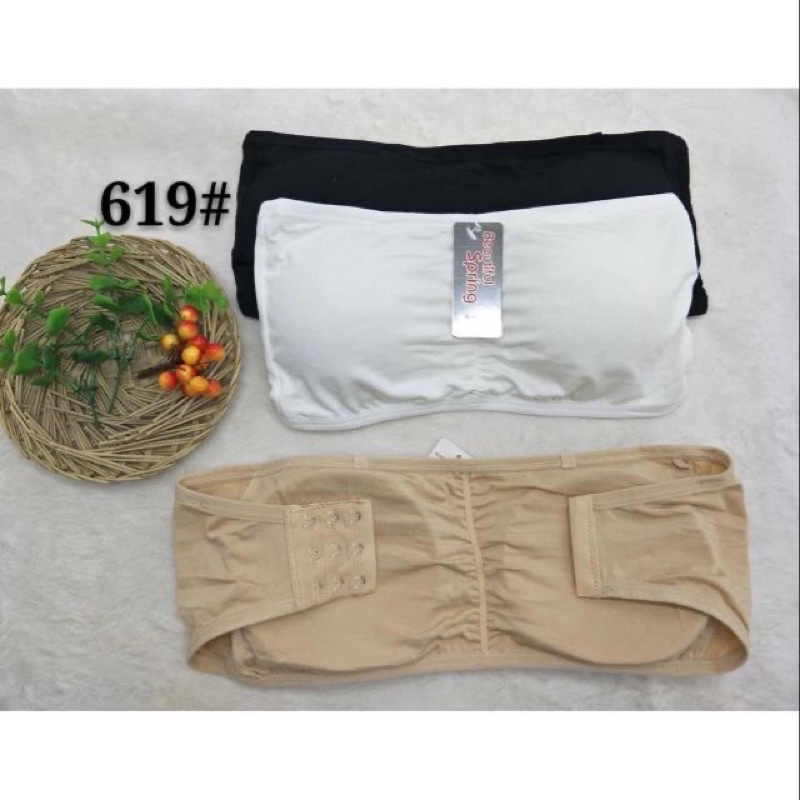 Áo bra móc cài chống tuột, áo quây ngực cotton cực êm, áo ống trơn