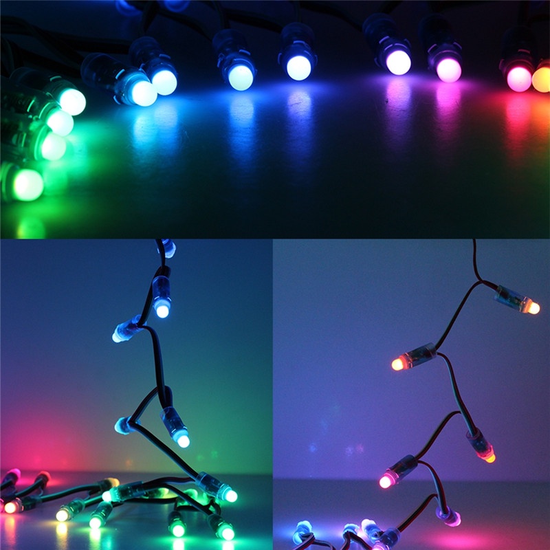 Led Đúc F8 Full Màu 1916 Bó 50 Led - Cháy Led Trước Led Sau Vẫn Chạy