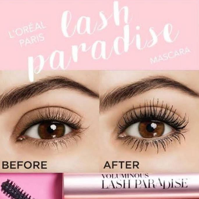 (Hàng Mới Về) Mascara Loreal Màu Đen Chống Thấm Nước Chuốt Dày Mi