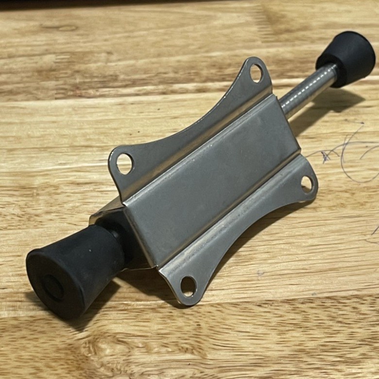 Chân hãm cửa inox 304, chân chống giữ cửa chính đạp thông minh bản mới 2023 có lẫy hãm mở nhanh cực chắc
