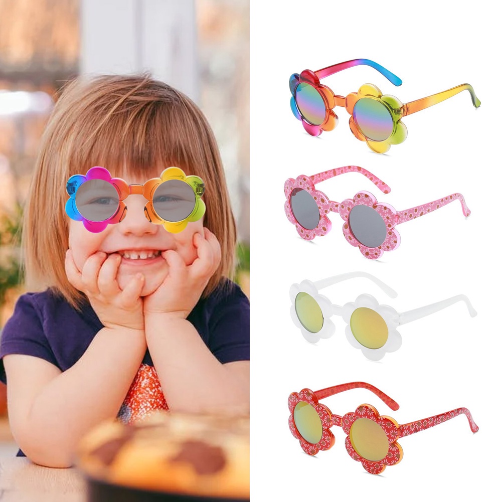 Kính Mát Tròng Tròn Nhiều Màu Sắc Thời Trang Cho Bé 0-8 Tuổi