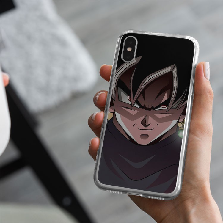 Ốp lưng iphone silicon chống bẩn Dragon Ball Songoku Black cho Iphone 5 6 7 8 Plus 11 12 Pro Max X Xr BLUGOK0001