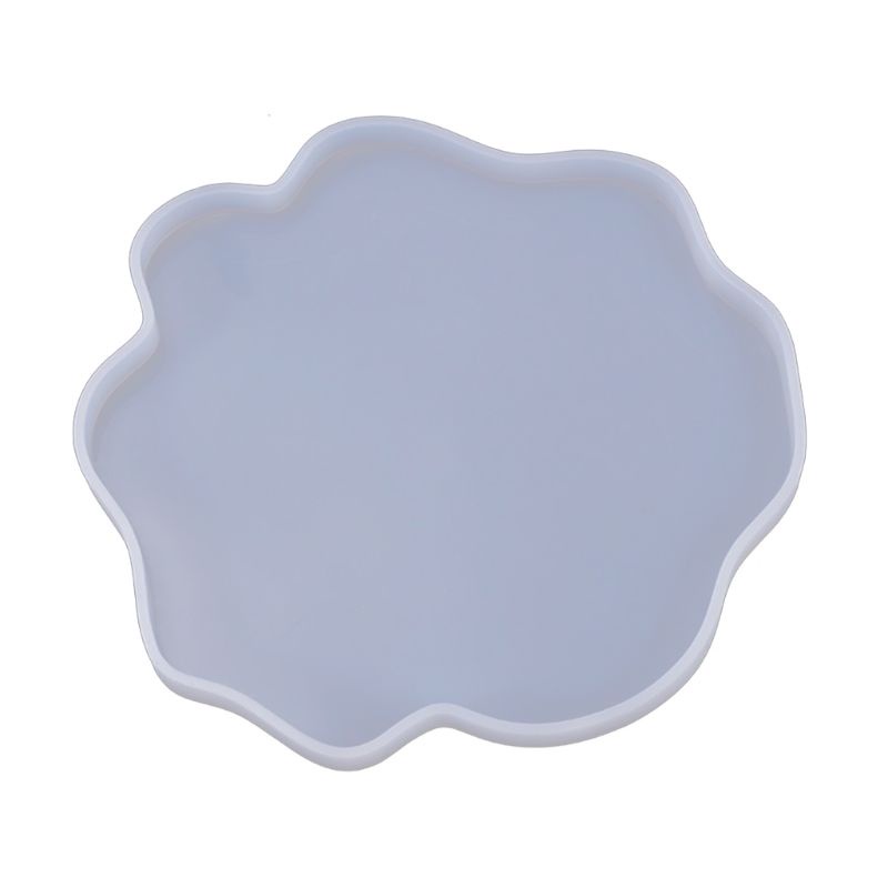 Sa Khuôn Làm Đế Lót Ly Bằng Resin Epoxy Họa Tiết Pha Lê / Đá Mã Não Phong Cách Giáng Sinh DIY