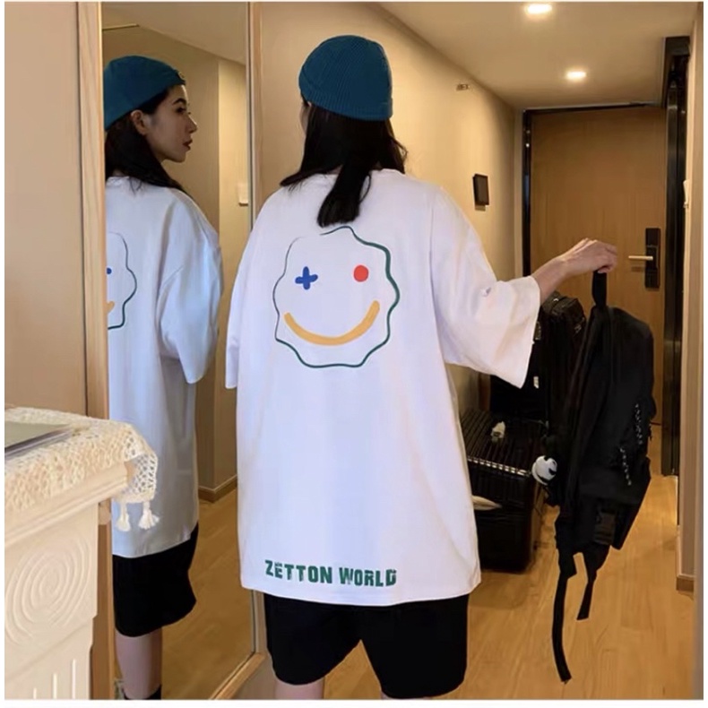 ÁO THUN TAY LỠ UNISEX FORM RỘNG ZETTON WORLD