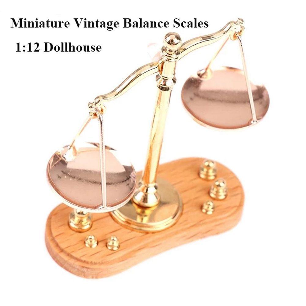 Cân Điện Tử Mini Trang Trí Nhà Búp Bê Tỉ Lệ 1 / 12