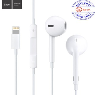 Tai nghe lightning cho iphone 7/7 plus, iphone 8/ 8plus, iphone x chính hãng hoco l7 - hàng chính hãng