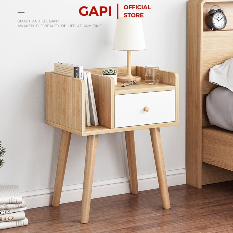 Tủ Đầu Giường GAPI Phong Cách Nordic Hiện Đại - GP175