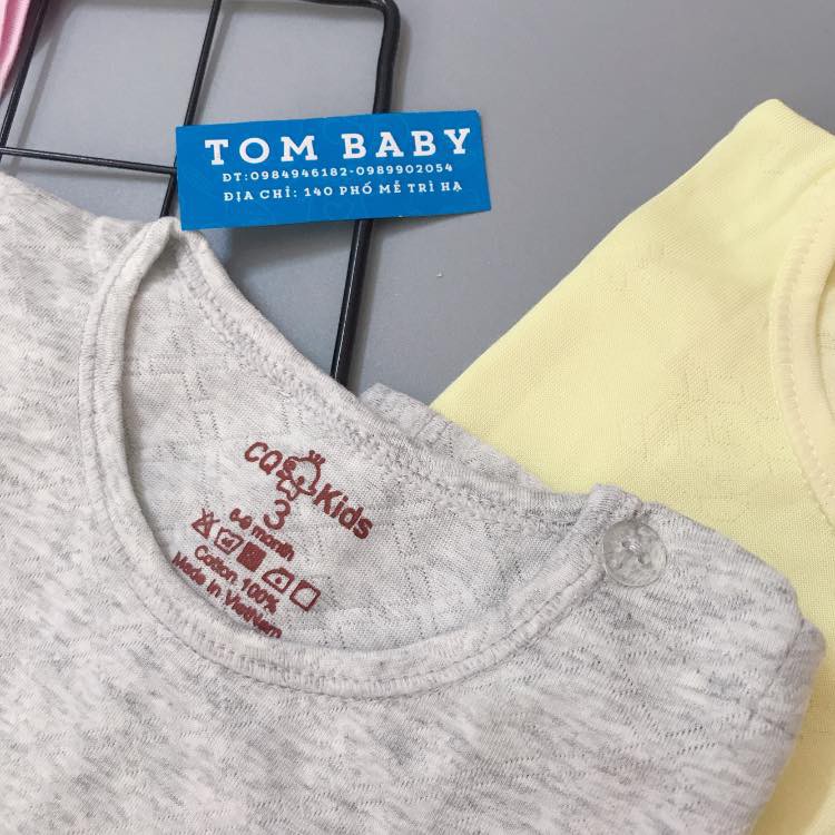 Áo cài vai thông hơi CQ Baby cho bé trai/gái