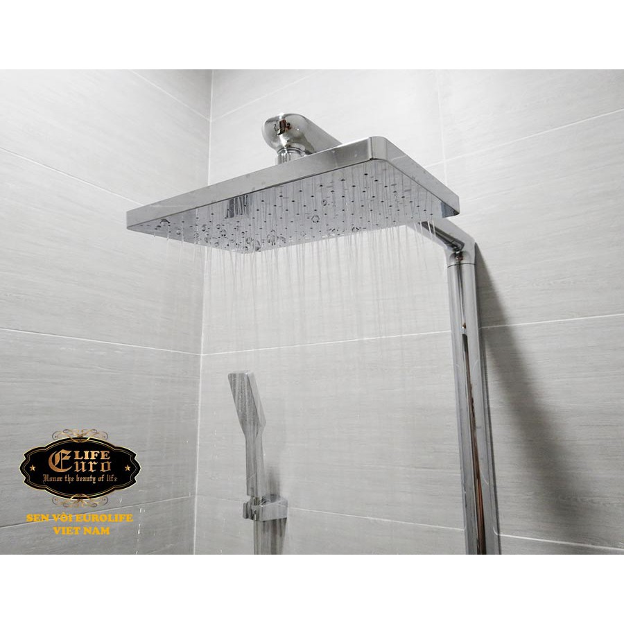 Sen bộ tắm đứng nóng lạnh Eurolife EL-SC907 (Trắng bạc)