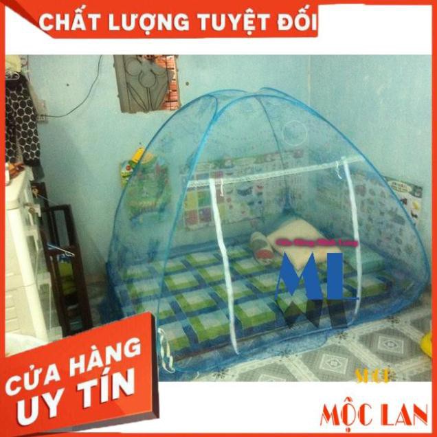 [SIÊU KHUYẾN MÃI] Mùng chụp tự bung 1m4 x 2m Minh Long - HỒNG HOA