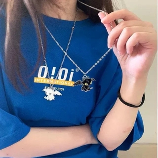 Dây chuyền mặt hoạt hình dễ thương cho cặp đôi