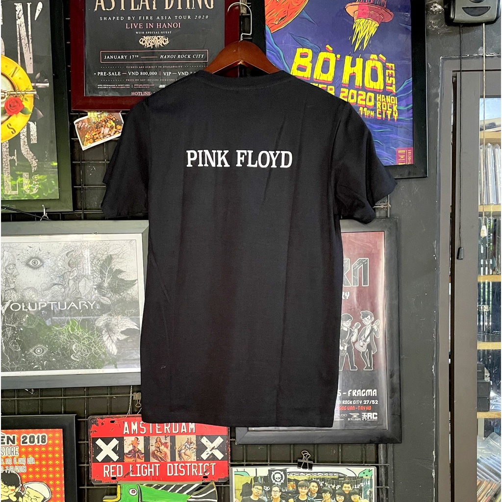 Áo Rock band tee: áo phông 100% cottong - hàng Thái Lan - Pink Floyd TDM 1133 over size nam nữ đều mặc được