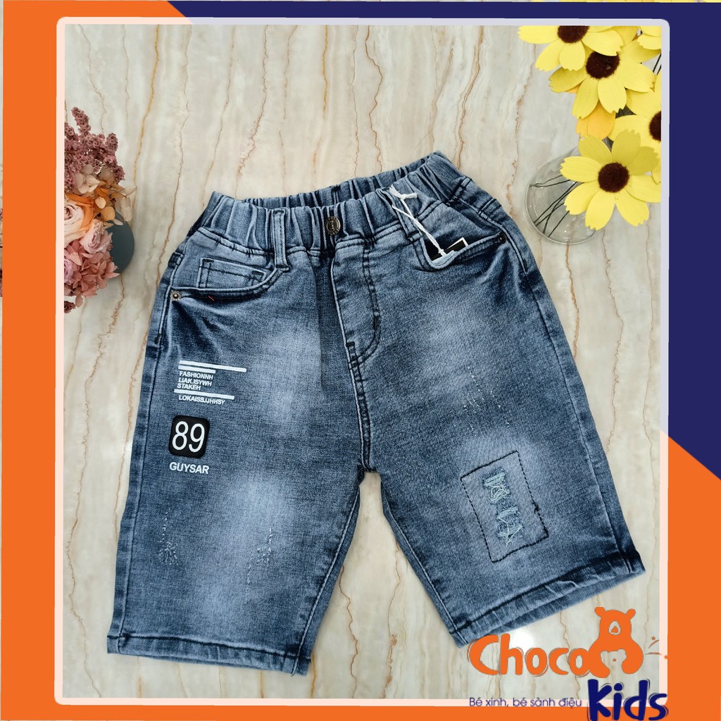 QUẦN JEANS BÉ TRAI LƯNG THUN MỀM CAO CẤP SỐ 89