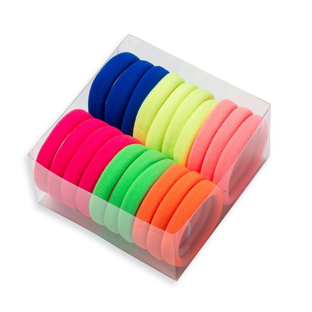 Dây Cột Tóc Đuôi Ngựa Co Giãn Nhiều Màu Sắc Cho Nữ