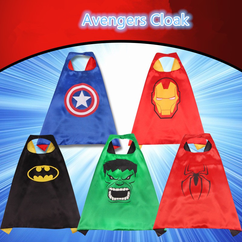 Áo choàng hóa trang siêu anh hùng Marvel Avengers Captain America dịp halloween cho bé