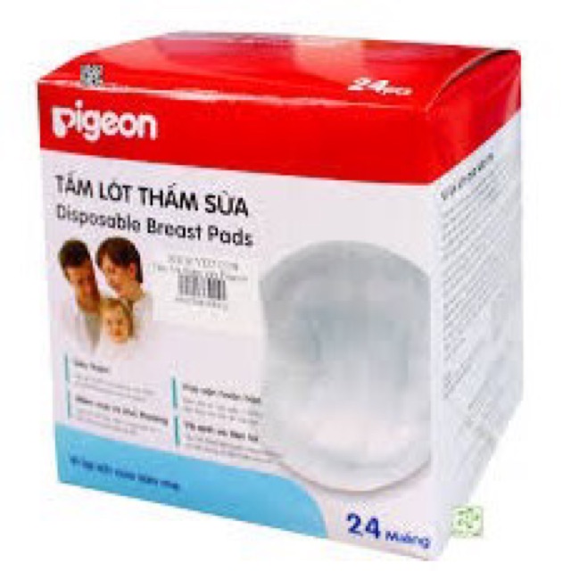 Miếng Lót Thấm Sữa Pigeon Hộp 24 Miếng