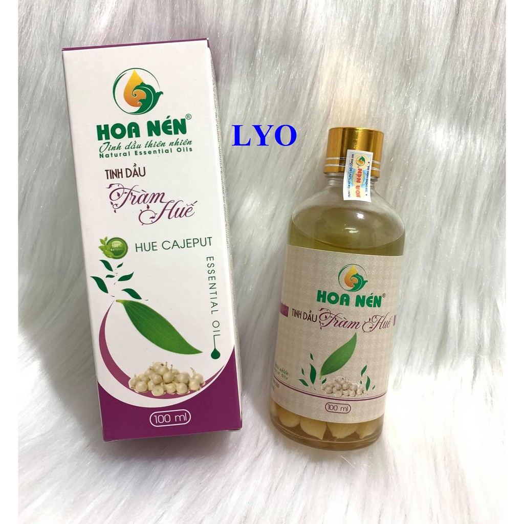 Tinh dầu tràm cao cấp Hoa Nén loại 50ml và tinh dầu tràm ngâm củ nén 50ml