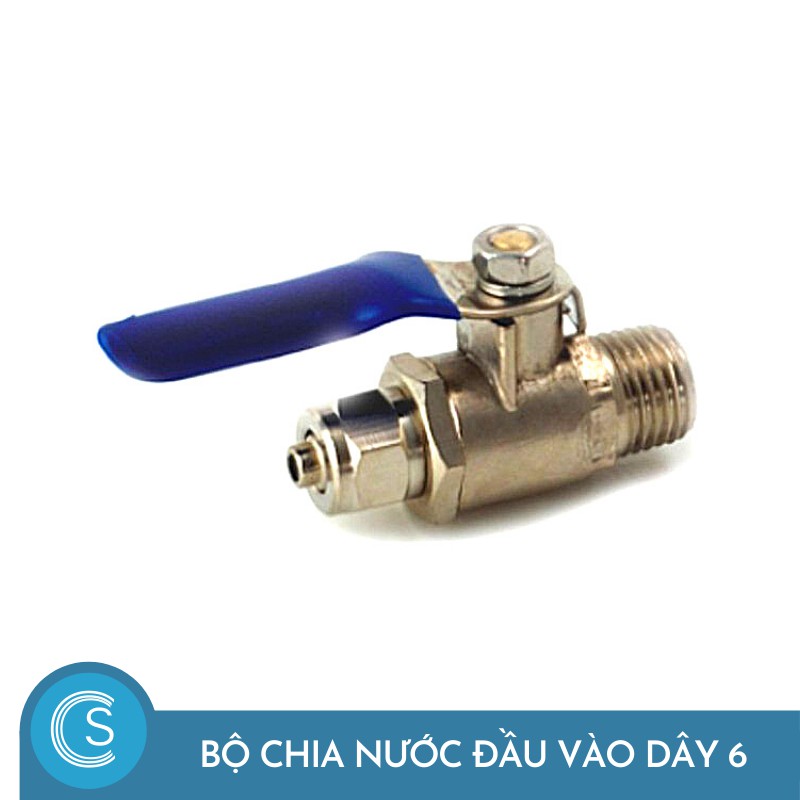 Bộ Chia Nước Máy Lọc RO Ra Dây 10 hoặc dây 6mm Hợp Kim Siêu Bền, Không Rỉ --- Bộ Chia Nước Kim Loại