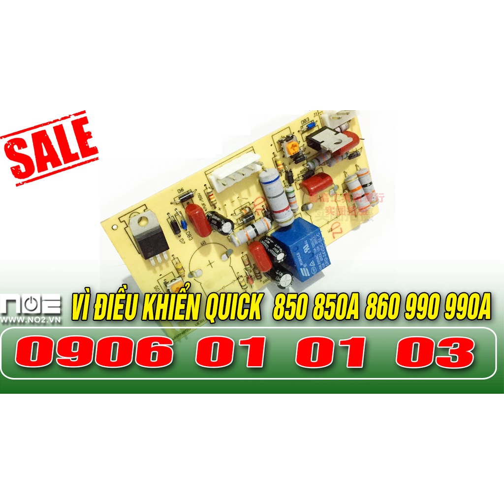 Vỉ điều khiển  nhiệt và gió máy khò quick 850 850A 860 990 990A- HÀNG MỚI
