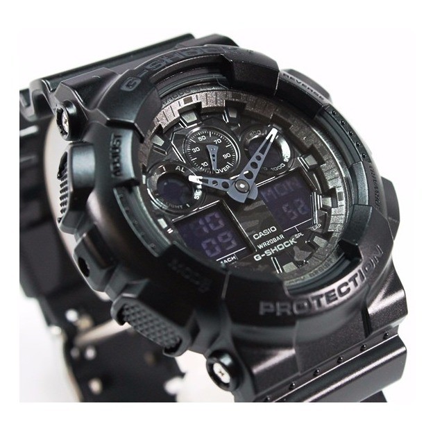 Đồng hồ thể thao nam nữ G-Shock GA-100CF-1A Full phụ kiện | BigBuy360 - bigbuy360.vn
