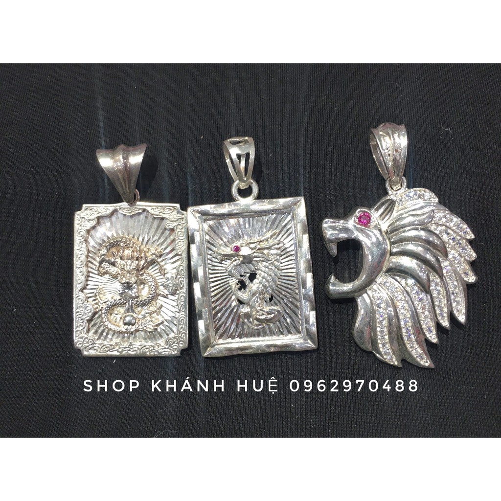 Mặt dây chuyền bạc nam đẹp, dễ đeo CAO CẤP