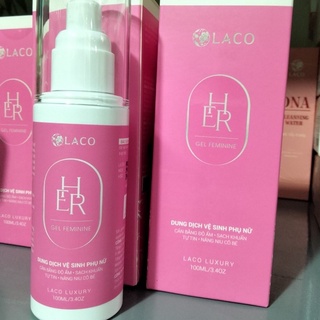 Dung dịch vệ sinh phụ nữ gel laco feminine mới