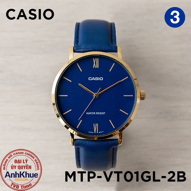 Đồng hồ nam dây da Casio Standard chính hãng Anh Khuê MTP-VT01 Series | BigBuy360 - bigbuy360.vn