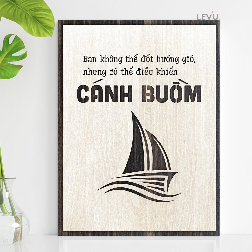 Tranh treo phòng làm việc tạo động lực thúc đẩy sáng tạo LEVU032