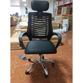 GHẾ VĂN PHÒNG CHÂN XOAY / GHẾ VĂN PHÒNG ĐEN TỰA CỔ - Y5003