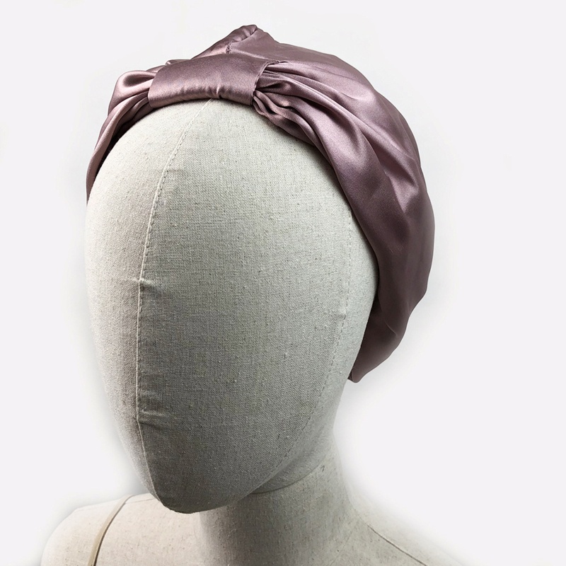 Mũ Trùm Đầu Bằng Lụa Satin Mềm Mại Thoải Mái Khi Ngủ Cho Nữ