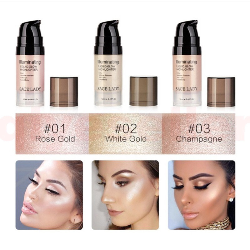 Kem Bắt Sáng Dạng Lỏng 3 Màu Tùy Chọn Làm Sáng Da Hiệu Quả 30ml | BigBuy360 - bigbuy360.vn