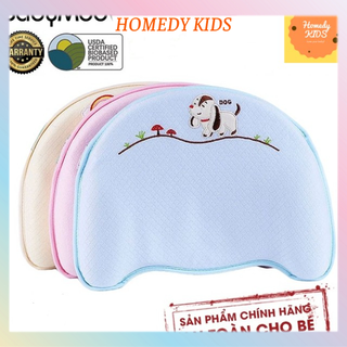 Gối Cao Su Non, Gối Chống Bẹp Đầu, Méo Đầu, Nghẹo Cổ Cho Trẻ Sơ Sinh Baby Moov Chính Hãng
