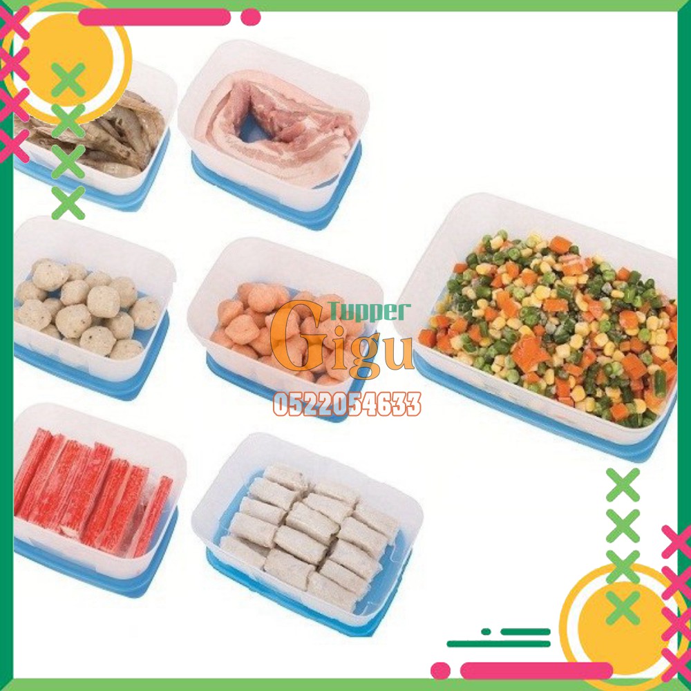 Bộ hộp trữ đông Tupperware - Freezermate (7 hộp) - Nhựa nguyên sinh