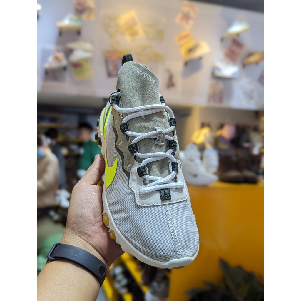 Giày 2hand Nike React Element 55 Spruce Volt - BQ6166-009 - Giày Cũ Sài Gòn 456