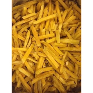 Khoai lang vàng sấy cọng giòn tan chuẩn hàng Đà Lạt