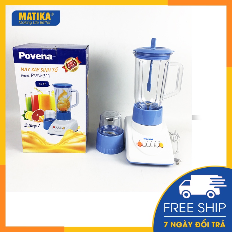 Máy Xay Sinh Tố Đa Năng POVENA 2 Cối Xay PVN-311