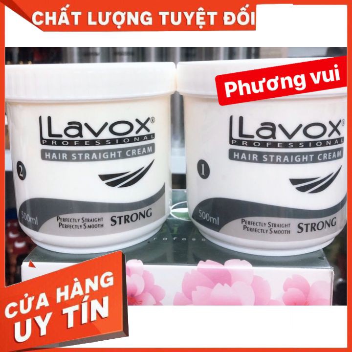 [CHÍNH HÃN] kem duỗi tóc,kem ép tóc LAVOX XÁM SỌC 500M X 2 VÀ 1000M X 2-siêu manh giú tóc thẳng bóng mượt dành cho salon