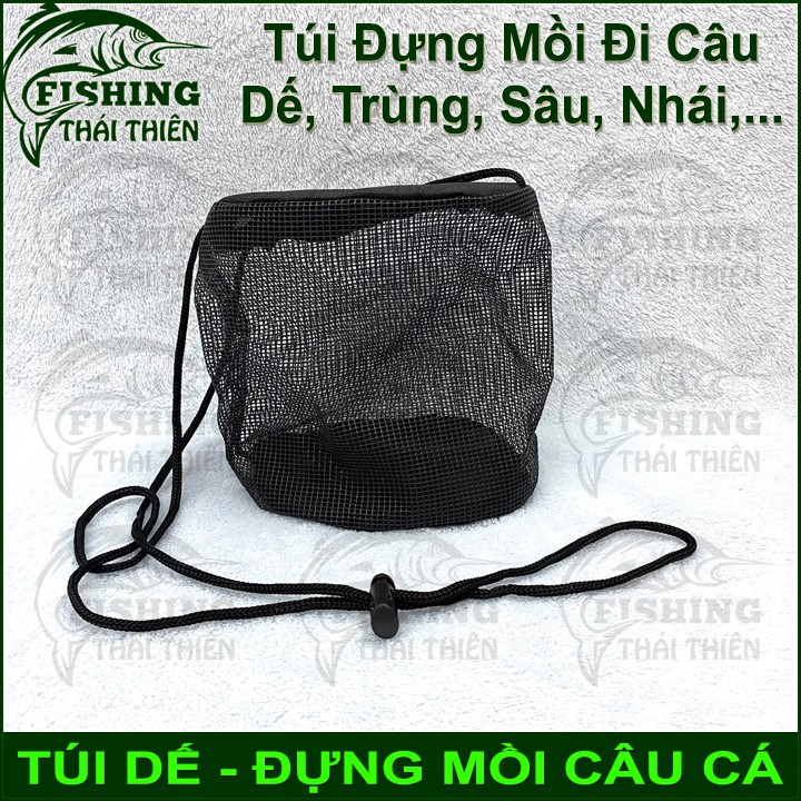 Túi Đựng Mồi Câu Cá Dùng Đựng Dế, Trùng, Sâu, Tép, Nhái Câu Lure