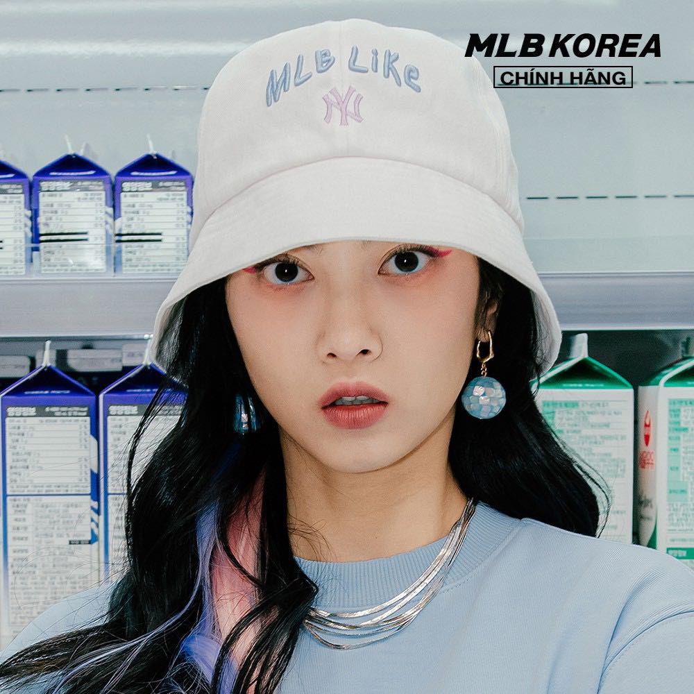 (CHÍNH HÃNG) Mũ tai bèo bucket MLB like unisex nam nữ freesize sale off form Hàn