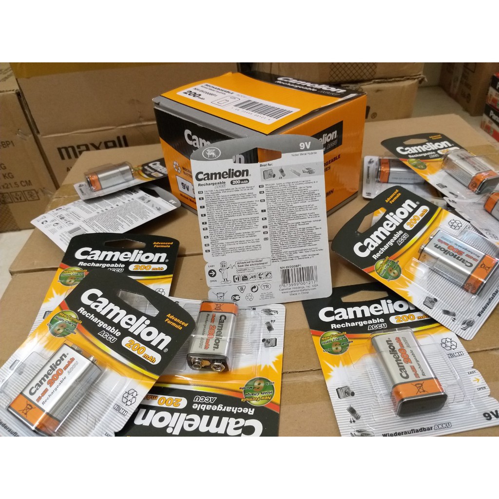 Pin sạc 9V  Camelion  200mAh