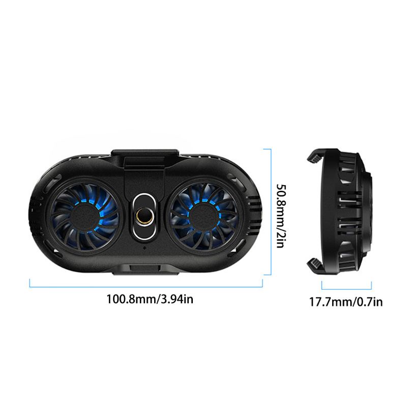 XIAOMI Quạt tản nhiệt gắn điện thoại chơi game tiện dụng
