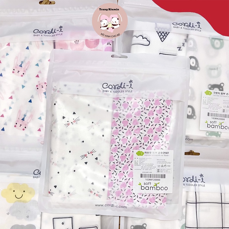 Khăn Xô Sữa Cordi-i Hàn Quốc Cho Các Bé