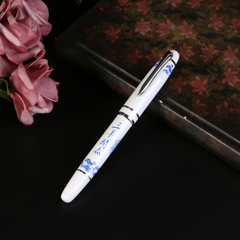 Bút vẽ trang trí gốm sứ trắng đen phong cách trung hoa