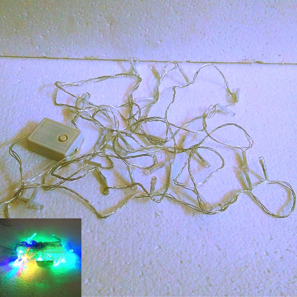 Dây đèn led chớp nháy nhiiều màu sắc dài 4m5 40 bóng led