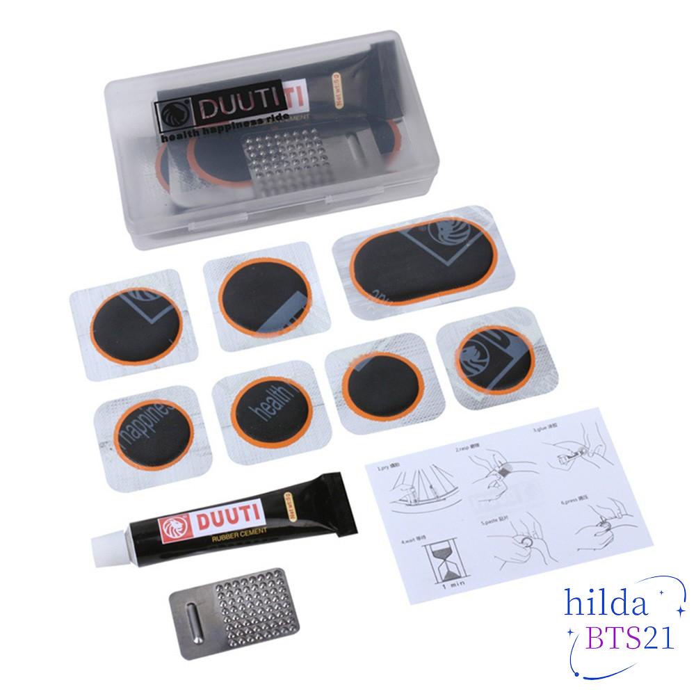 Bộ Dụng Cụ Sửa Chữa Xe Đạp Gồm 7 Miếng Vá + Keo Dán + Keo Dán