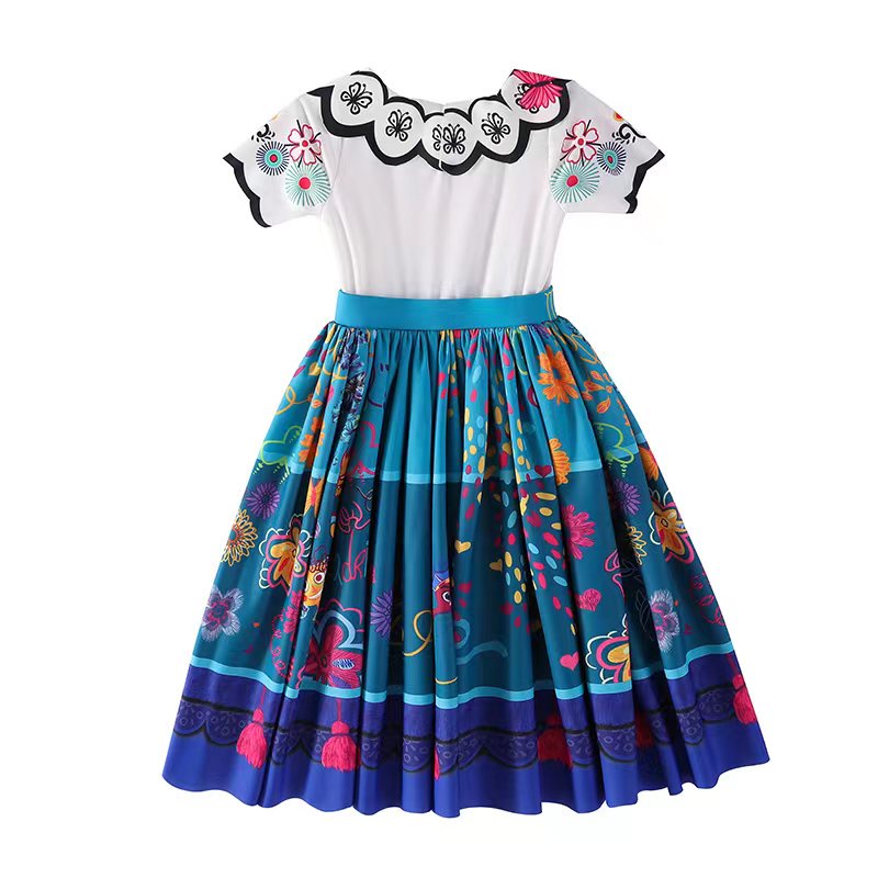 Đầm Hóa Trang Encanto Mirabel Xinh Xắn Cho Bé Gái Dịp Halloween