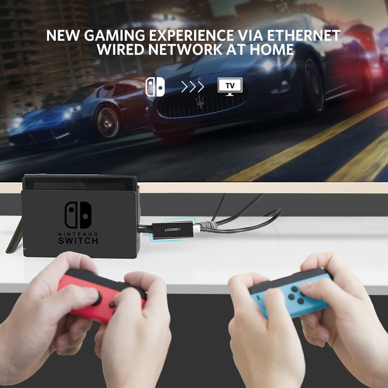 Ugreen Đầu Chuyển Đổi Usb 3.0 Sang RJ45 Lan Cho Windows10 Xiaomi Mi Box 3 / S