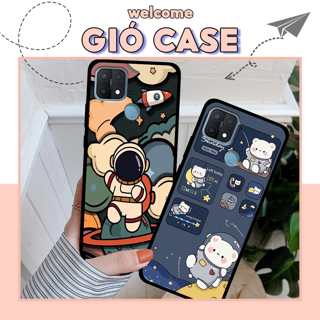 Ốp lưng Oppo A15/ A15S hình phi hành gia độc đáo siêu hot,bền đẹp – ốp nhựa chống trầy,chống va đập