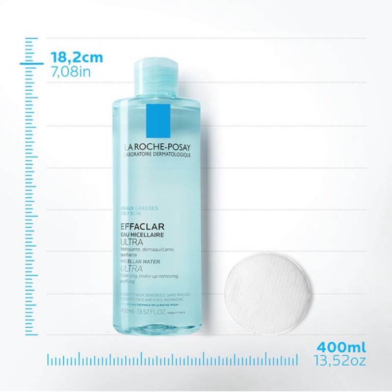 (SALE) LA ROCHE POSAY Nước Tẩy Trang Effaclar Micellar Water For Oily Skin dành cho da dầu (Xanh da dầu) 400ml | BigBuy360 - bigbuy360.vn